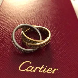 Cartier Tricolor Rolling Ring